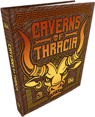 DCC Dungeon Crawl Classics RPG Caverns Of Thracia - Limited Ed. Minotaur Hide Cover